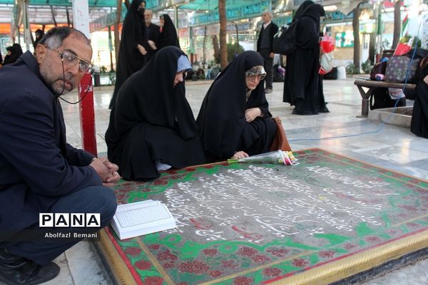 اعزام دانش‌آموزان مدارس دخترانه ناحیه چهار قم به اردوی راهیان نور