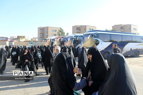 اعزام دانش‌آموزان مدارس دخترانه ناحیه چهار قم به اردوی راهیان نور