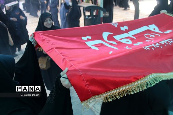 اعزام دانش‌آموزان مدارس دخترانه ناحیه چهار قم به اردوی راهیان نور