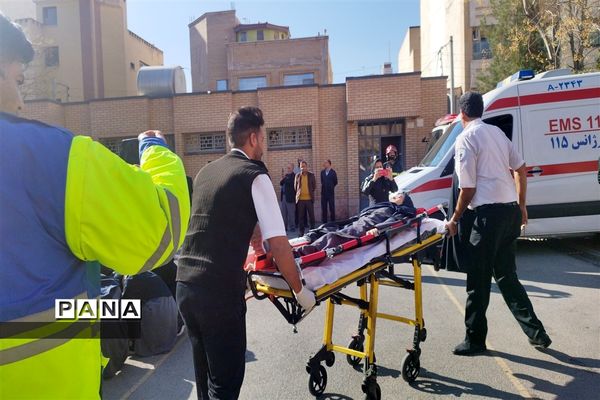 مانور زلزله دردبیرستان فرزانگان امین ۱, ناحیه ۳