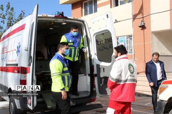 مانور سراسری زلزله و ایمنی در مدارس گلوگاه