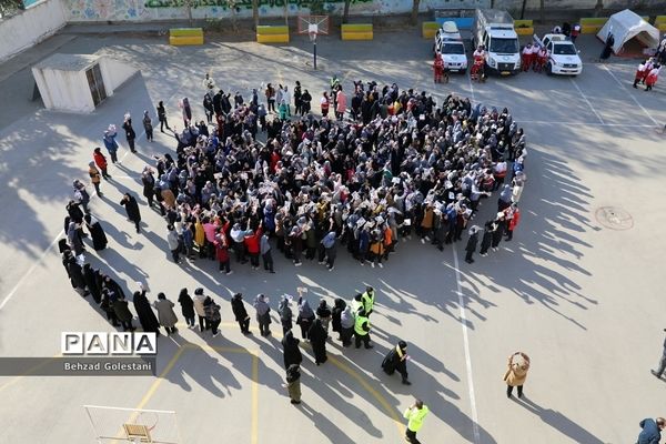 بیست و پنجمین مانور سراسری زلزله در آذربایجان غربی