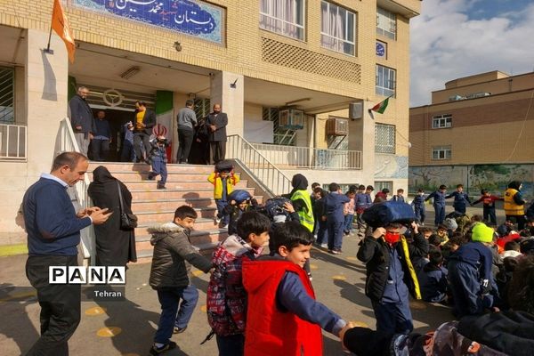 بیست و پنجمین مانور زلزله در منطقه ۱۸ تهران