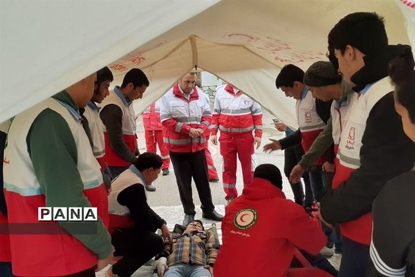 بیست و پنجمین مانور سراسری زلزله در مدارس شهرستان کلات