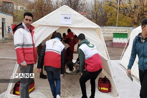 بیست و پنجمین مانور سراسری زلزله در مدارس شهرستان کلات