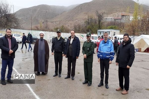 بیست و پنجمین مانور سراسری زلزله در مدارس شهرستان کلات