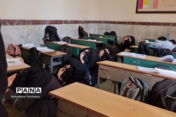بیست و پنجمین مانور استانی زلزله و ایمنی درآموزشگاه قاضی‌طباطبایی اسلامشهر