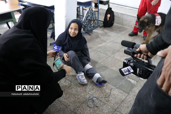 برگزاری مانور زلزله و ایمنی خراسان رضوی