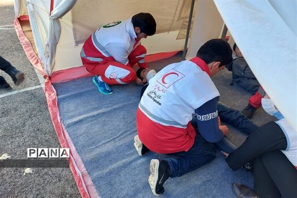 بیست و پنجمین مانور سراسری زلزله و ایمنی در مدارس استان اردبیل