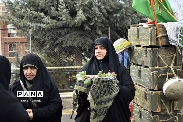 اعزام دختران مدارس آفرینش و  سعادت شهرستان پردیس به اردوی راهیان نور