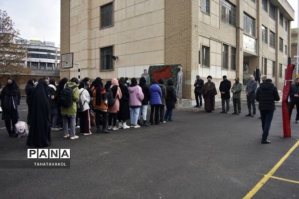 اعزام دختران مدارس آفرینش و  سعادت شهرستان پردیس به اردوی راهیان نور