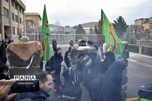 اعزام دختران مدارس آفرینش و  سعادت شهرستان پردیس به اردوی راهیان نور