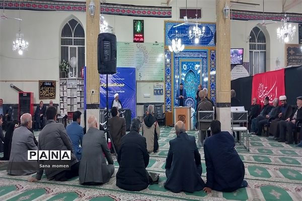 حضور نماینده ‌‌شهر مشهد و کلات در مسجد الاقصی ناحیه ۶
