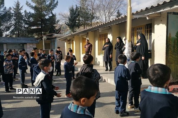 برگزاری مراسم‌ شهادت حضرت فاطمه(س)‌ در دبستان شهدای کریتون ۲ رودهن