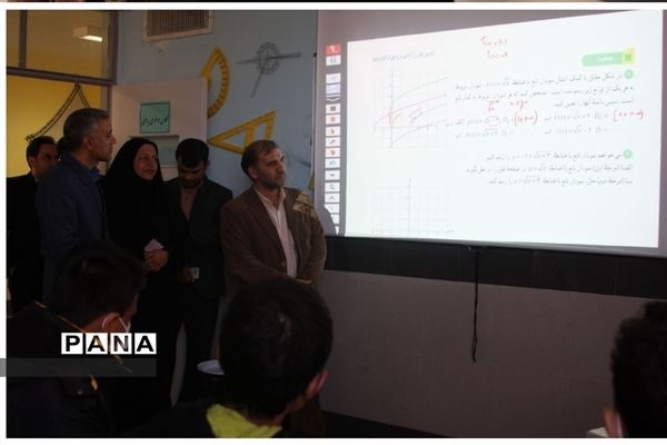 بازدید مشاور اموربین الملل مدارس سمپاد کشور از شهرستان نهبندان