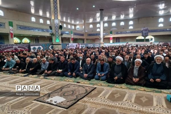 مراسم نماز جمعه اسلامشهر با حضور رئیس مجلس شورای اسلامی