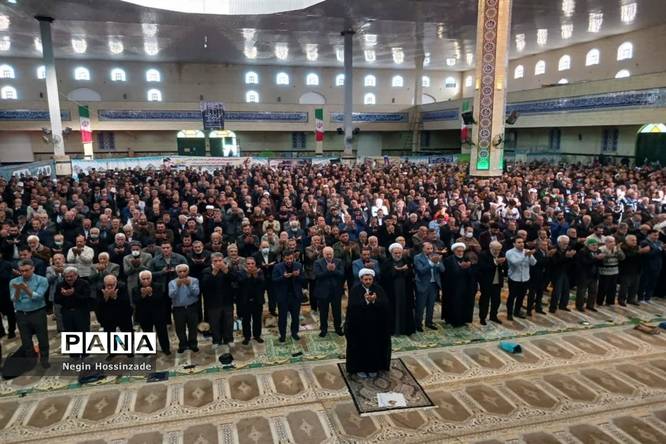 مراسم نماز جمعه اسلامشهر با حضور رئیس مجلس شورای اسلامی