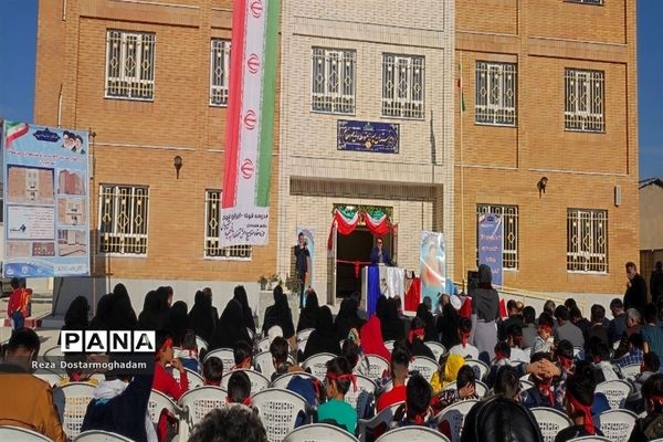 آیین افتتاحیه آموزشگاه ۹ کلاسه مهر عظام ۲ شهرستان شیروان