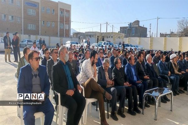 آیین افتتاحیه آموزشگاه ۹ کلاسه مهر عظام ۲ شهرستان شیروان