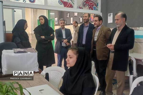 بازدید از هنرستان کار و دانش پروین اعتصامی شهرستان پردیس در جهت رفع مشکلات  بنای مدرسه