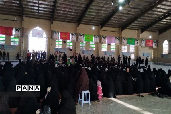 تشییع پیکر شهید گمنام در روستای گردکوه مهریز