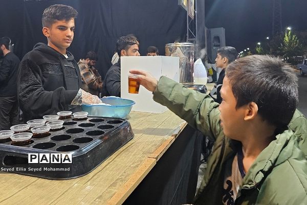 برپایی موکب دانش‌آموزی دبیرستان دکترمینو نیک‌نیان ناحیه یک شهرری
