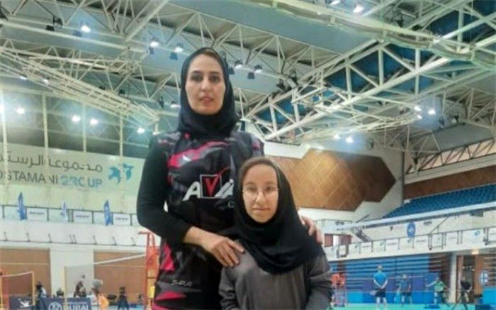 برتری دختر بدمینتون‌باز 16 ساله ایرانی مقابل حریف اوکراینی