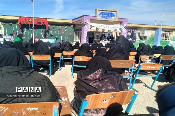 آیین استقبال از پیکر مطهر شهید گمنام دفاع مقدس در شهر صغاد