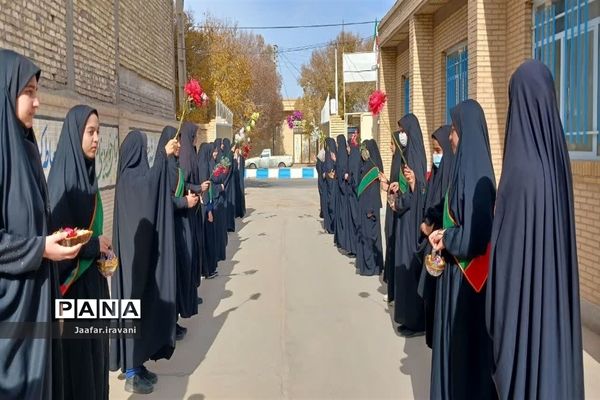 مراسم استقبال از شهید گمنام در شهرستان مروست