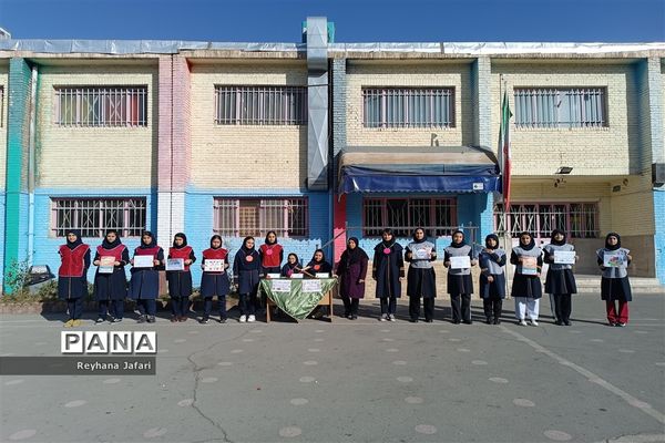 مسابقه داژبال در مدرسه عطیه ۲ شهرستان ملارد