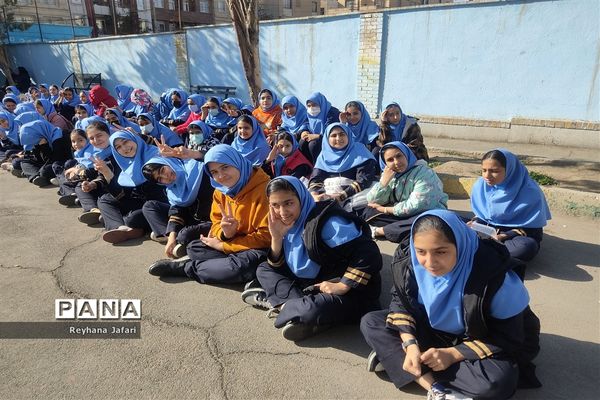 مسابقه داژبال در مدرسه عطیه ۲ شهرستان ملارد