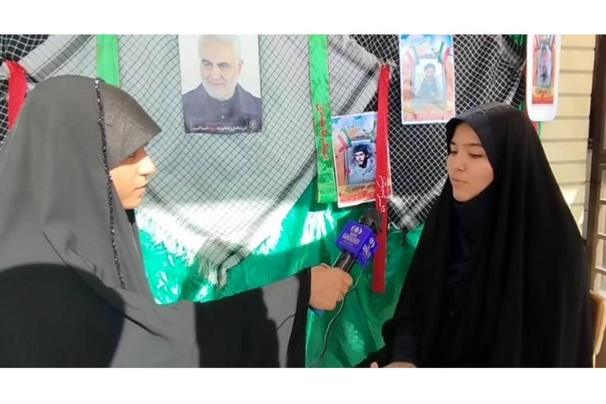 تشییع پیکر مطهر  شهید گمنام در  دبیرستان خاندان عجمی اداره آموزش و پرورش ناحیه 4 اصفهان