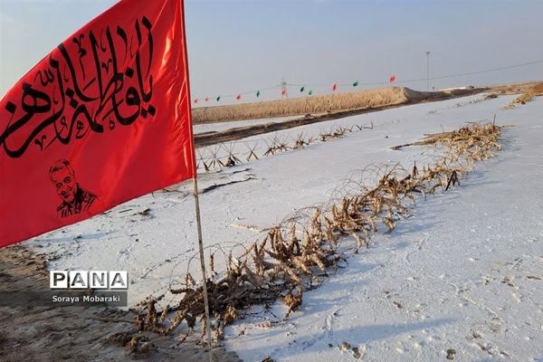 بازدید کاروان فرهنگیان راهیان نور شهرستان شیروان از مناطق جنگی جنوب