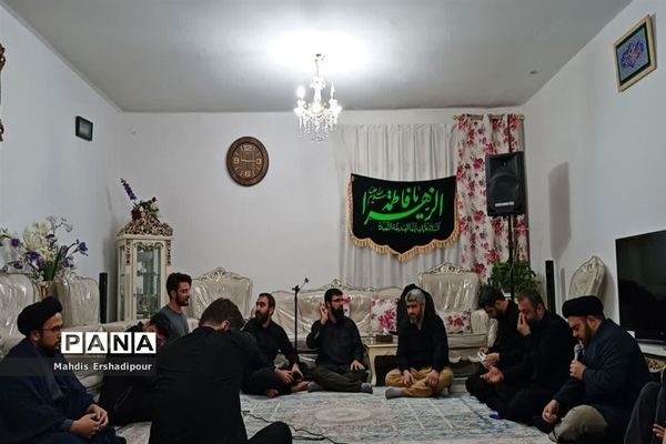 مراسم عزاداری ایام شهادت فاطمه زهرا(س) در شهرک شهید درخشان