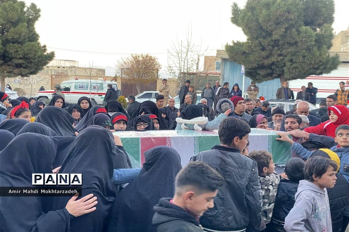 تشییع پیکرمطهر شهدای گمنام در شهر شهید پرور قهجاورستان