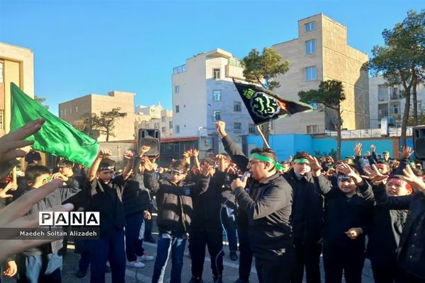 اجتماع سوگواران فاطمی درآموزشگاه پانزده‌خرداد اسلامشهر