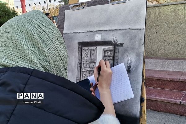نمایشگاه هنرهای تجسمی با موضوع شهادت حضرت زهرا(س) در  پاکدشت