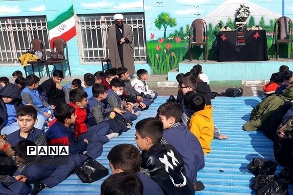 مراسم پرشور عزاداری شهادت حضرت فاطمه(س) در مدارس ناحیه یک شهرری