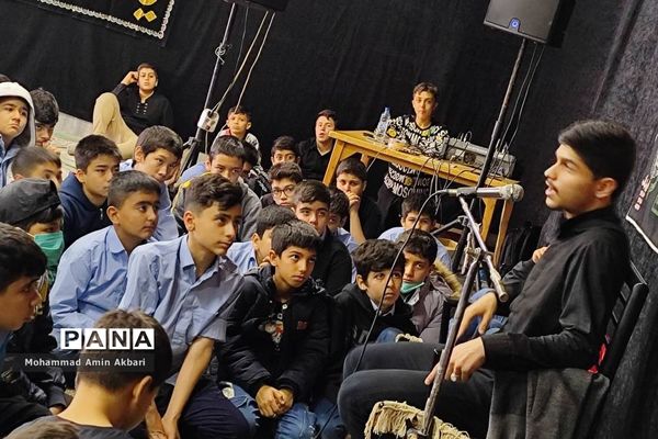 مراسم پرشور عزاداری شهادت حضرت فاطمه(س) در مدارس ناحیه یک شهرری