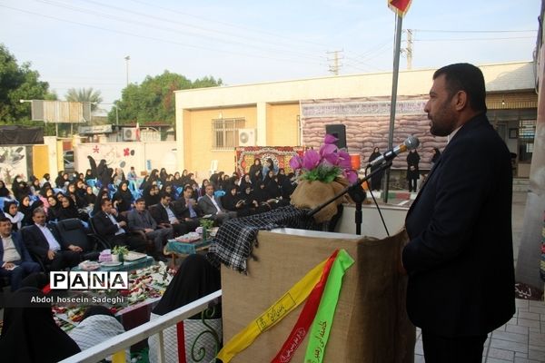 وداع با شهید گمنام  و زیارت عاشورا در دبیرستان متوسطه اول سمیه بوشهر