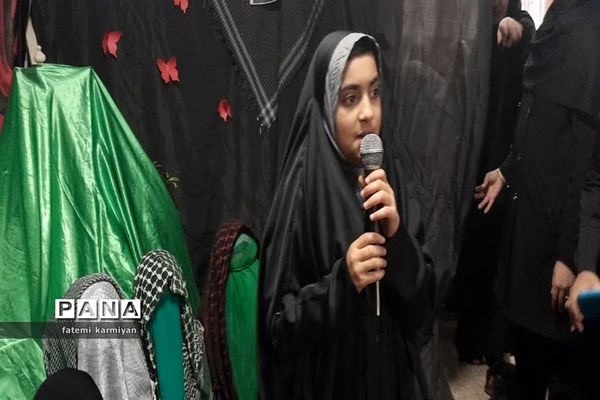 برگزاری عزاداری دبستان دخترانه احدیان ناحیه ۶ مشهد