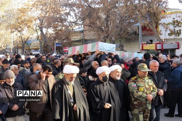 تشییع شهدا گمنام شهرستان بجنورد