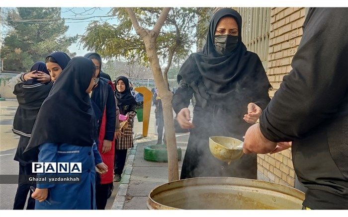 برگزاری مراسمات عزاداری به‌مناسبت شهادت حضرت فاطمه (س) در سطح مدارس منطقه تبادکان