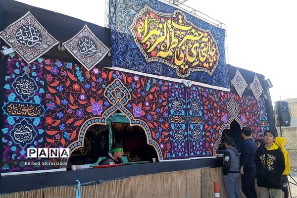 برپایی موکب نوجوانان مسجد سیدالشهدا شیراز