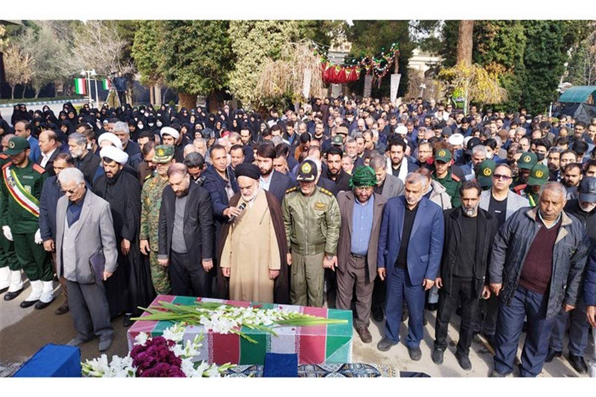شهید گمنام ۸ سال دفاع مقدس در صد‌اوسیمای مرکز اصفهان ‌آرام گرفت