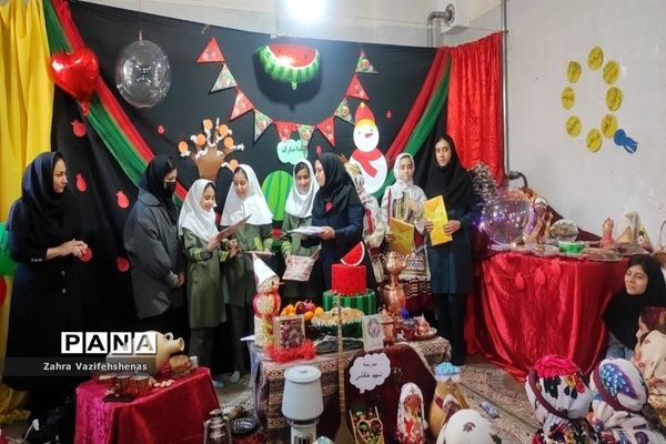 برگزاری جشن یلدای سنتی در مدرسه شهید خاقانی شهرستان شیروان