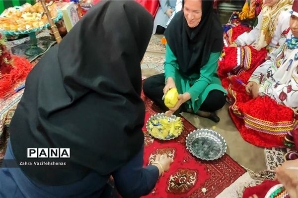 برگزاری جشن یلدای سنتی در مدرسه شهید خاقانی شهرستان شیروان