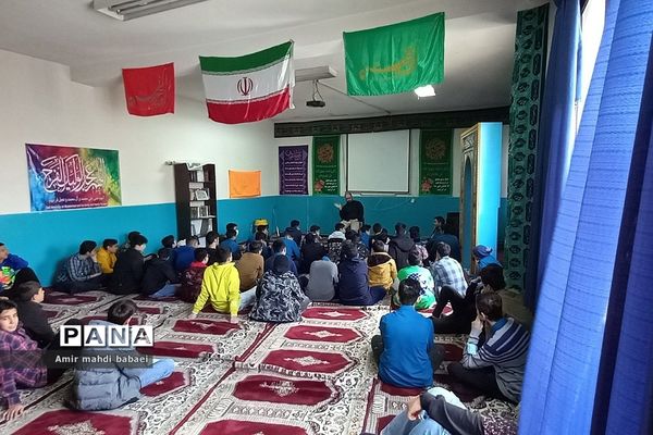 برگزاری جلسات حلقه صالحین در دبیرستان  دوره‌اول سما رودهن