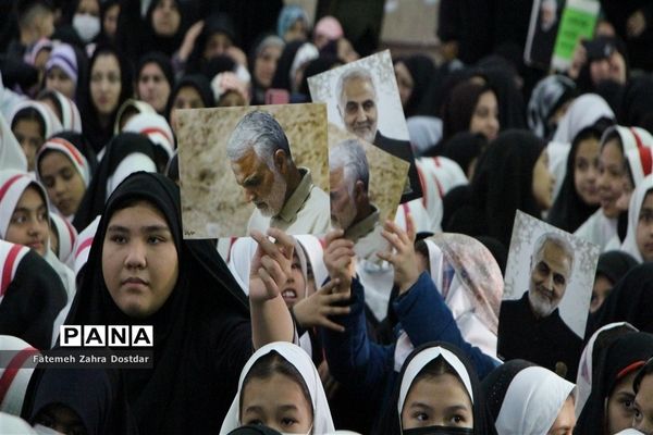 گردهمایی بزرگ فرزندان حاج قاسم در شهرستان سمنان