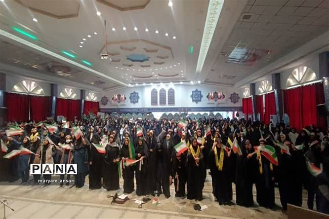 تجمع بزرگ دختران حاج قاسم در شهر یاسوج